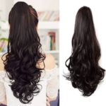 ন্যাচারাল ব্ল্যাক কাঁকড়া Hair Extension