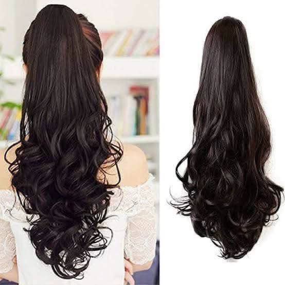 ন্যাচারাল ব্ল্যাক কাঁকড়া Hair Extension
