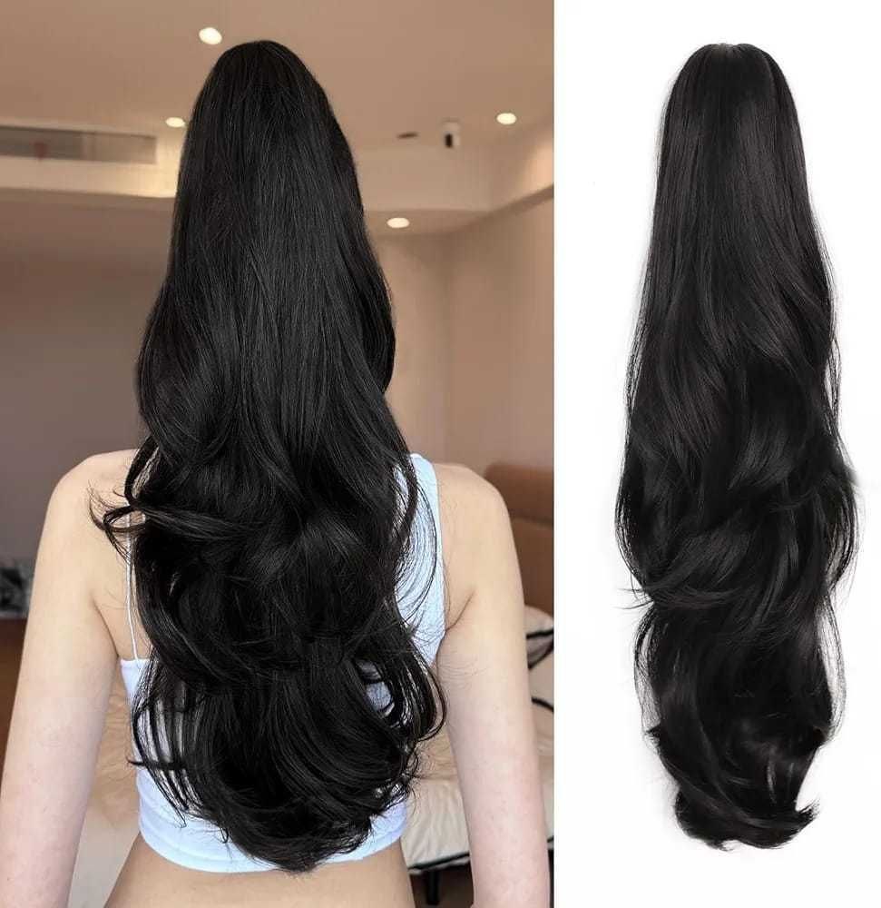 (কালো) Black deep Kakra Hair Extension